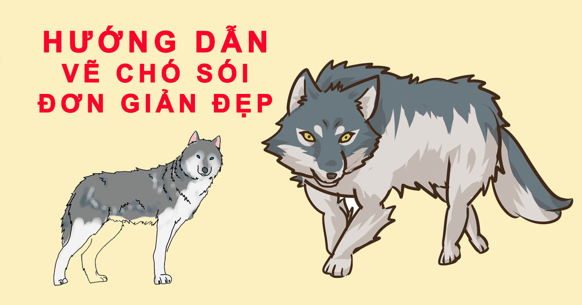 Chia sẻ với hơn 109 hình vẽ sói đơn giản hay nhất  thtantai2eduvn