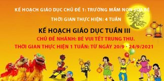 Giáo án và kế hoạch chủ đề nhánh bé vui tết trung thu Giáo án và kế hoạch chủ đề nhánh bé vui tết trung thu