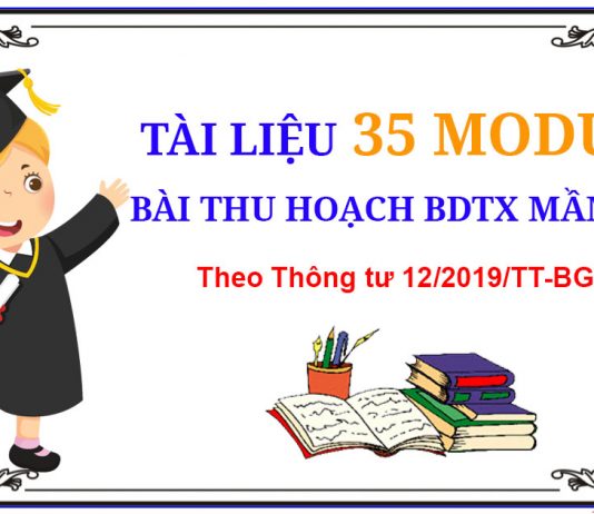 Tài Liệu 35 Module Bồi Dưỡng Thường Xuyên Mầm Non File Word Tài Liệu 35 Module Bồi Dưỡng Thường Xuyên Mầm Non File Word