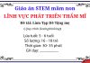 Giáo án lĩnh vực phát triển thẩm mỹ-Đề tài: Làm Tạp Dề Tặng mẹ Giáo án lĩnh vực phát triển thẩm mỹ-Đề tài: Làm Tạp Dề Tặng mẹ