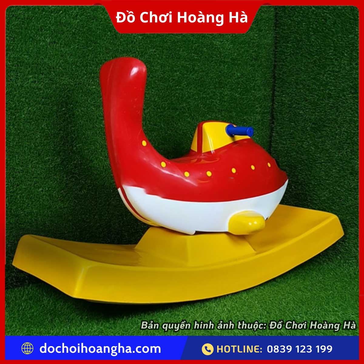 Bập bênh cá heo Composite
