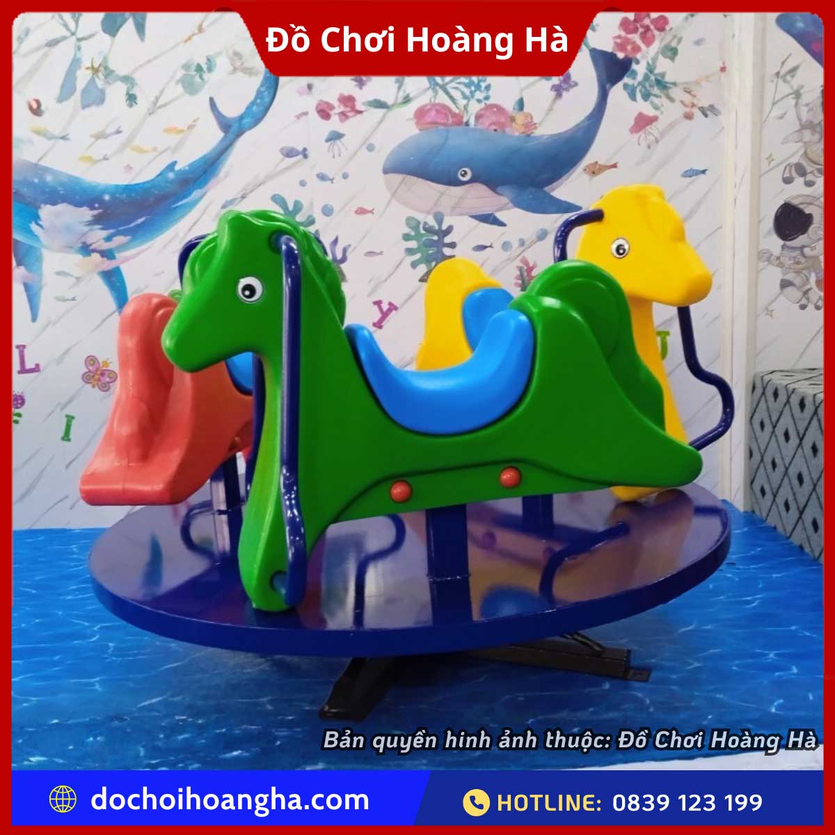 Lưu ý khi chọn mua Đu quay 3 con ngựa cho bé mầm non: